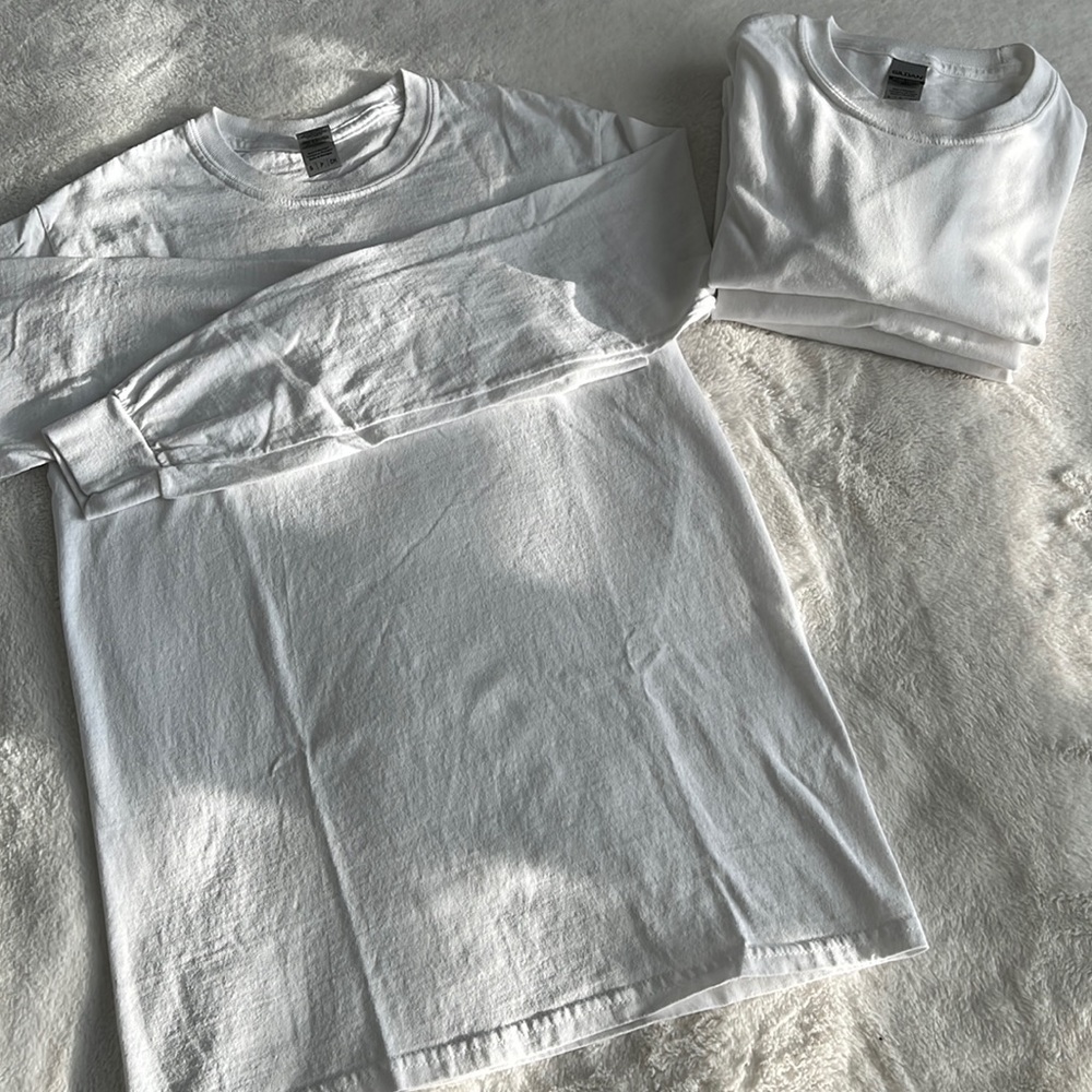 4PCS 100% Cotton Long Sleeve T-Shirt